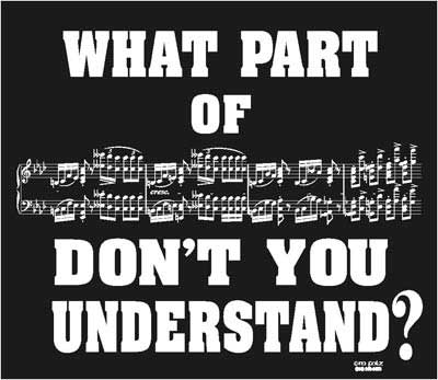 Buy What Part of Music Dont You Understand? T-Shirt | Music Apparel