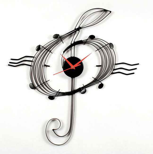 Music Clock Designs