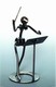 Orchestra Conductor Metal Sculpture