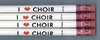 I Love Choir Pencil