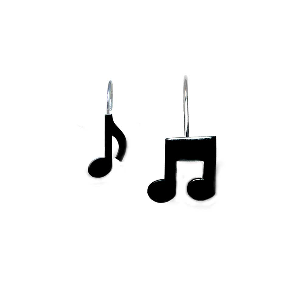 Musical Note Shower Curtain Hooks Music Gift Musical Note Shower Curtain Hooks Music Gift