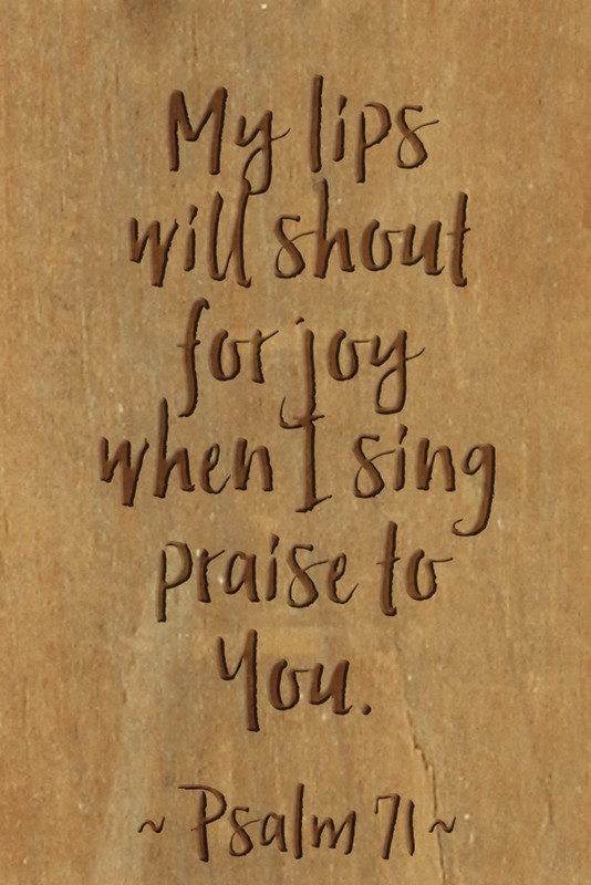 Psalm 71 Magnet