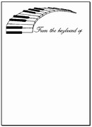 Music Notepads come in several styles:  bound, mini, pads and sets.  These are useful notepades that make good music gifts.  Our music sets are a Music Treasures exclusive!