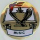 Music Mylar Medallion