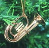 Baritone Horn Christmas Ornament