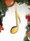 Eighth Note Christmas Ornament