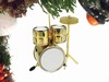 Brass Drum Set Christmas Ornament