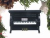 Black Upright Piano Christmas Ornament