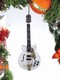 White Falcon Electric Guitar Christmas Ornament