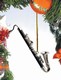 Black Bass Clarinet Christmas Ornament