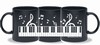 Keyboard Clef Ceramic Music Coffee Mug